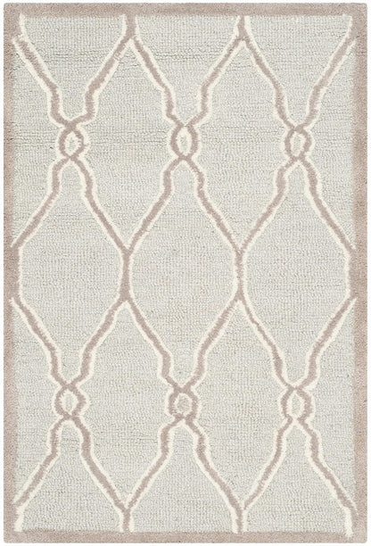 Safavieh Cambridge Cam352L Light Grey / Ivory Geometric Area Rug