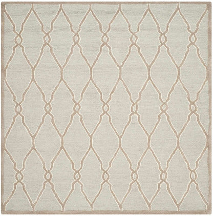 Safavieh Cambridge Cam352L Light Grey / Ivory Geometric Area Rug