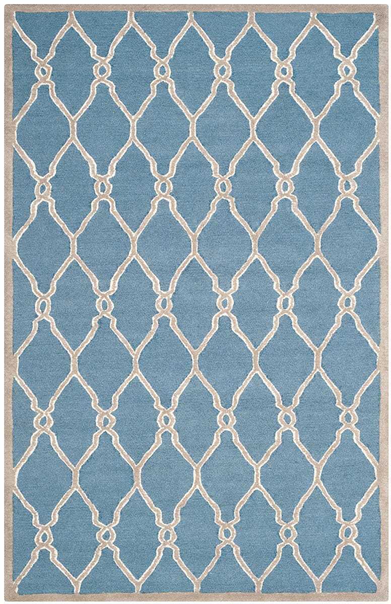 Safavieh Cambridge Cam352M Navy / Ivory Geometric Area Rug