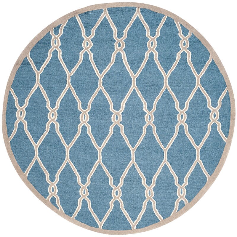 Safavieh Cambridge Cam352M Navy / Ivory Geometric Area Rug