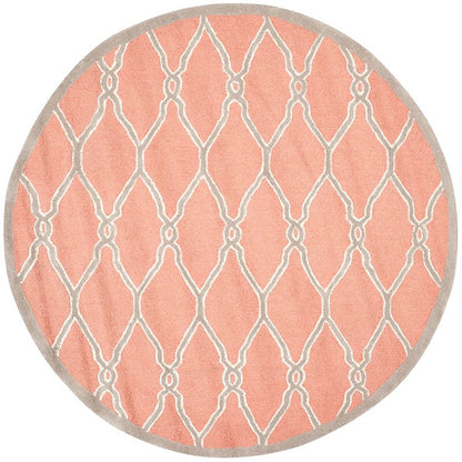 Safavieh Cambridge Cam352W Coral / Ivory Geometric Area Rug