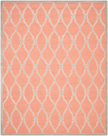 Safavieh Cambridge Cam352W Coral / Ivory Geometric Area Rug