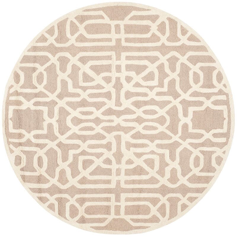 Safavieh Cambridge Cam570J Beige / Ivory Geometric Area Rug