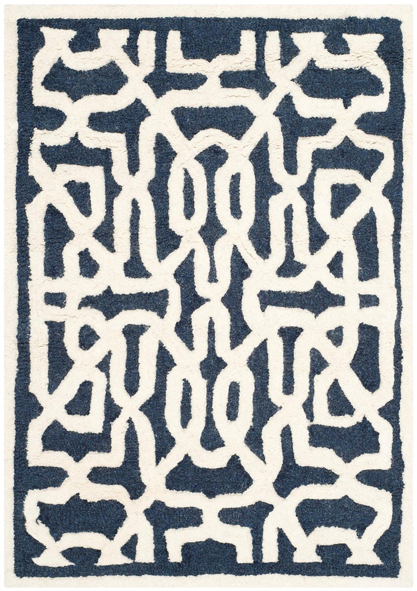 Safavieh Cambridge Cam570M Navy / Ivory Geometric Area Rug