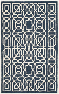 Safavieh Cambridge Cam570M Navy / Ivory Geometric Area Rug