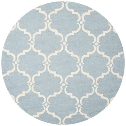 Safavieh Cambridge Cam703B Blue / Ivory Geometric Area Rug