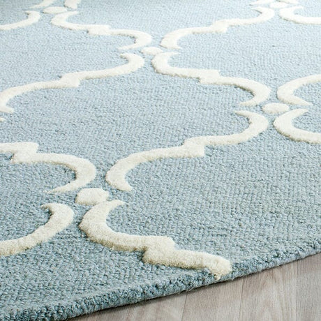 Safavieh Cambridge Cam703B Blue / Ivory Rugs.