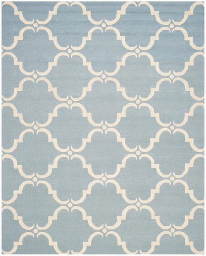 Safavieh Cambridge Cam703B Blue / Ivory Geometric Area Rug