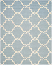 Safavieh Cambridge Cam703B Blue / Ivory Geometric Area Rug