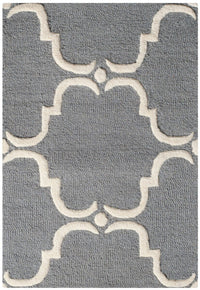 Safavieh Cambridge Cam703D Dark Grey / Ivory Geometric Area Rug