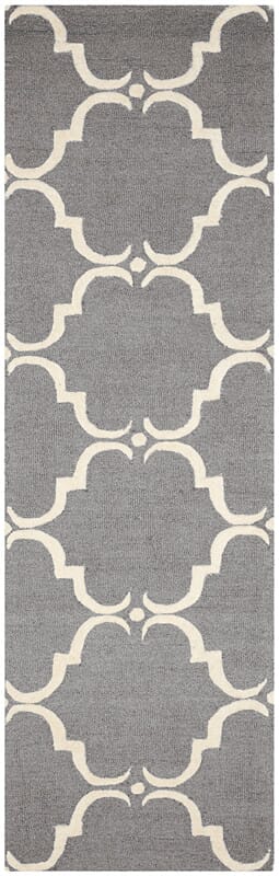 Safavieh Cambridge Cam703D Dark Grey / Ivory Geometric Area Rug