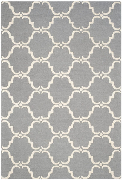 Safavieh Cambridge Cam703D Dark Grey / Ivory Geometric Area Rug