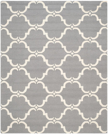 Safavieh Cambridge Cam703D Dark Grey / Ivory Geometric Area Rug