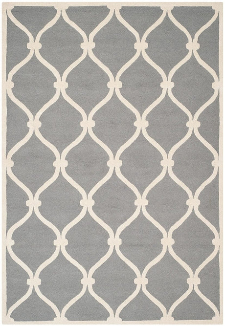 Safavieh Cambridge Cam710D Dark Grey / Ivory Rugs.