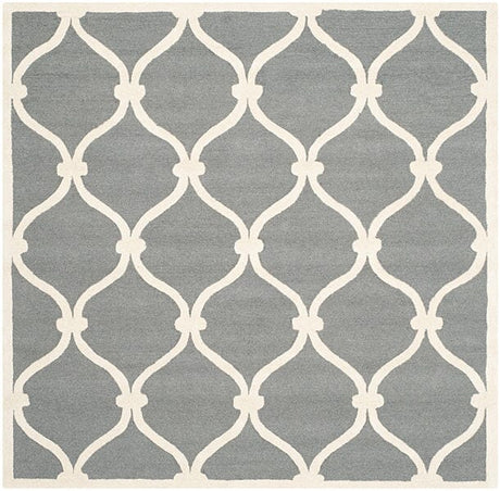 Safavieh Cambridge Cam710D Dark Grey / Ivory Rugs.