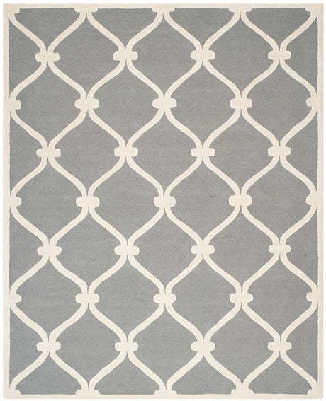 Safavieh Cambridge Cam710D Dark Grey / Ivory Rugs.