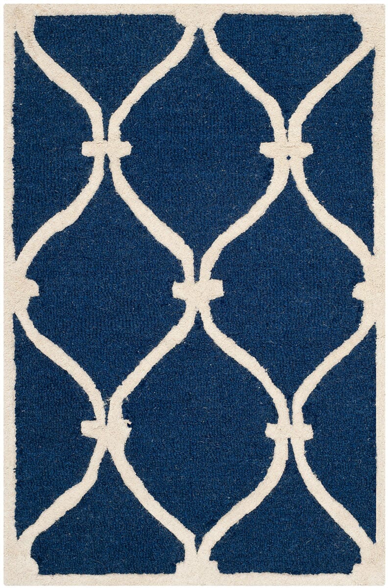 Safavieh Cambridge Cam710M Navy / Ivory Geometric Area Rug