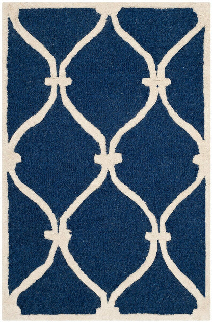 Safavieh Cambridge Cam710M Navy / Ivory Geometric Area Rug