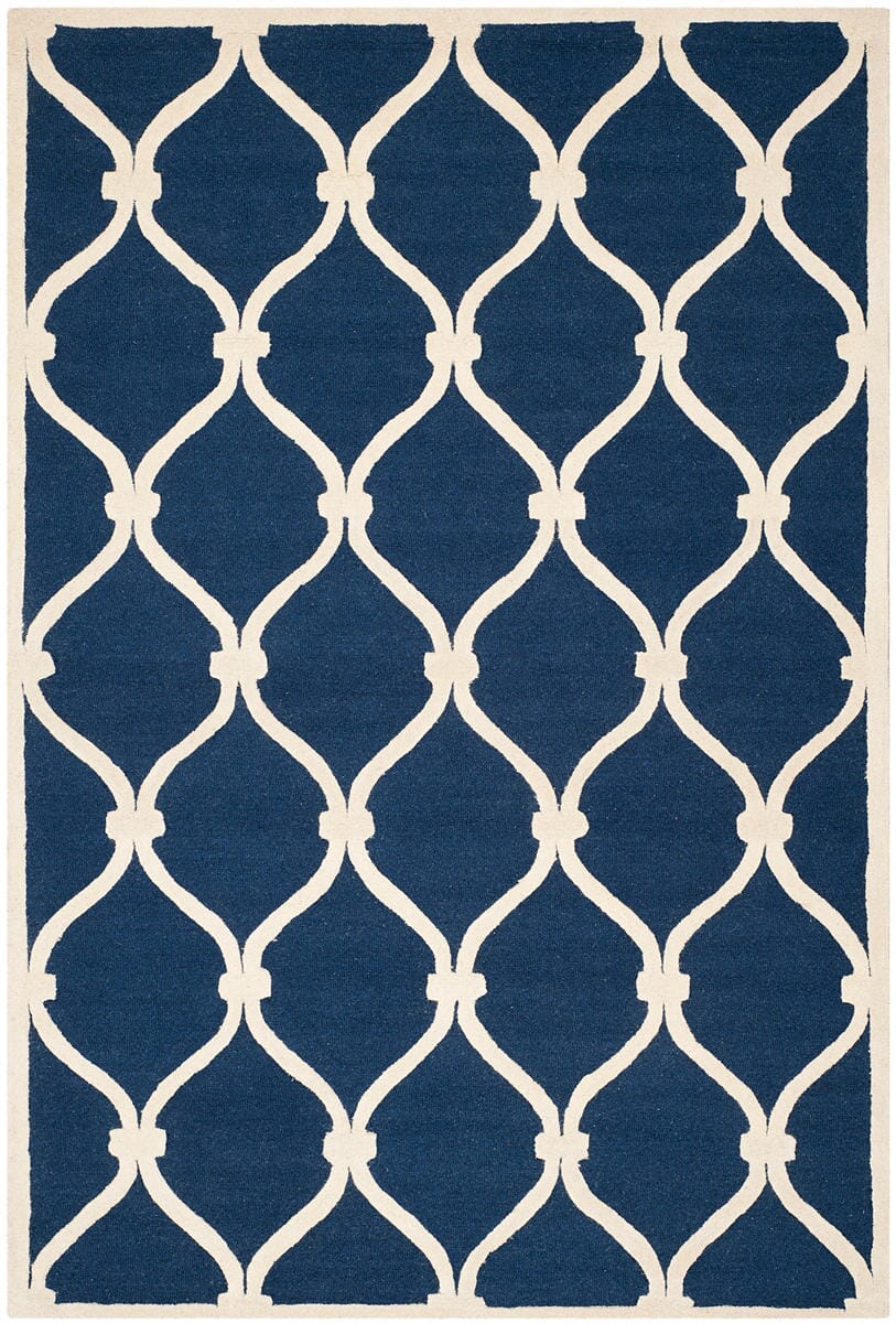 Safavieh Cambridge Cam710M Navy / Ivory Geometric Area Rug