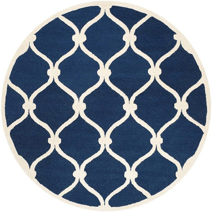 Safavieh Cambridge Cam710M Navy / Ivory Geometric Area Rug