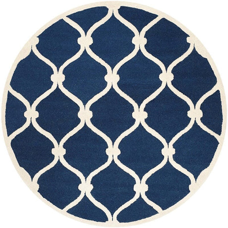 Safavieh Cambridge Cam710M Navy / Ivory Rugs.