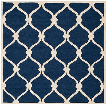 Safavieh Cambridge Cam710M Navy / Ivory Geometric Area Rug