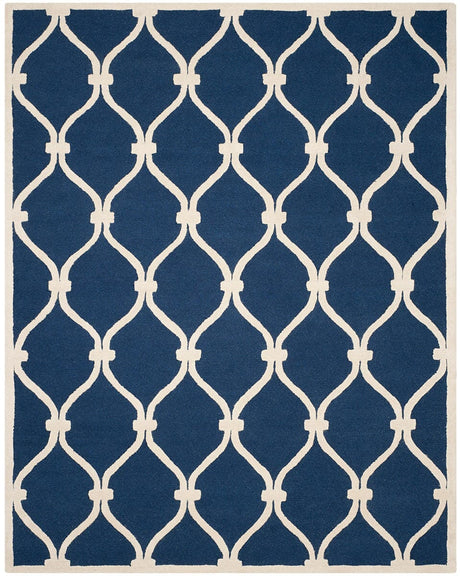 Safavieh Cambridge Cam710M Navy / Ivory Rugs.