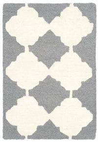 Safavieh Cambridge Cam719D Dark Grey / Ivory Geometric Area Rug