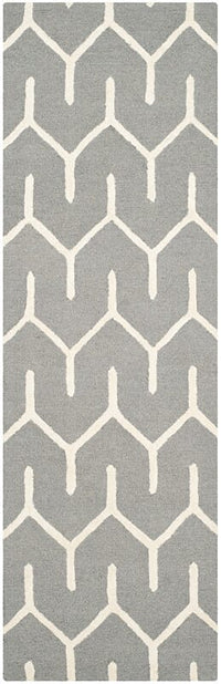 Safavieh Cambridge Cam720D Dark Grey / Ivory Geometric Area Rug