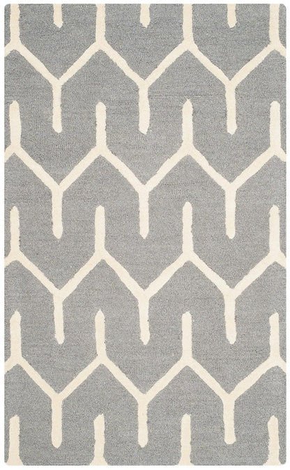 Safavieh Cambridge Cam720D Dark Grey / Ivory Geometric Area Rug