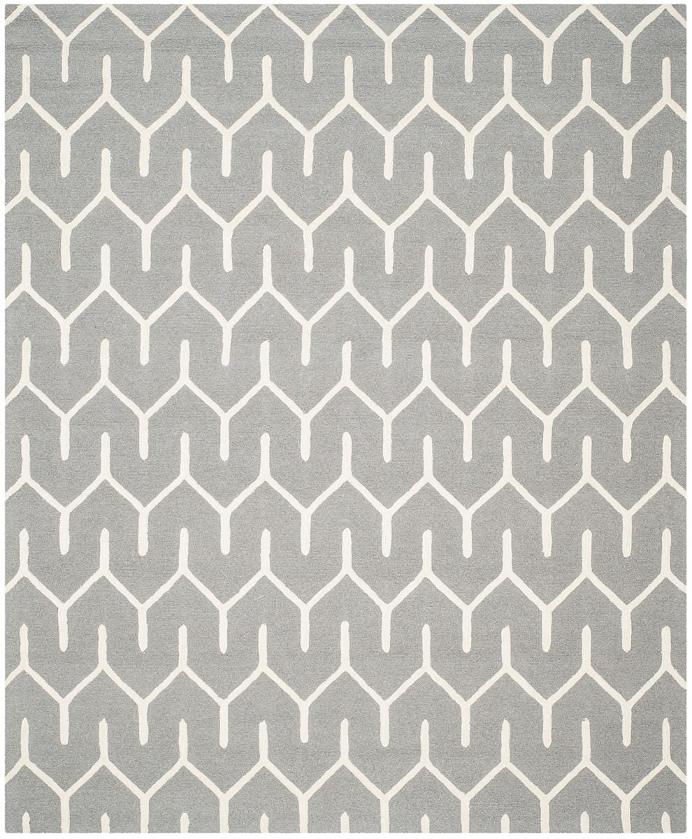 Safavieh Cambridge Cam720D Dark Grey / Ivory Geometric Area Rug