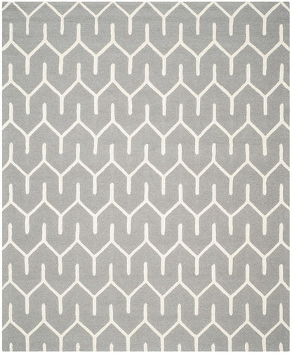 Safavieh Cambridge Cam720D Dark Grey / Ivory Geometric Area Rug