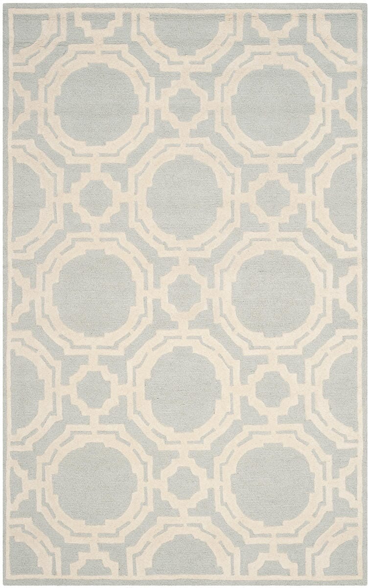 Safavieh Cambridge Cam721G Grey / Ivory Geometric Area Rug