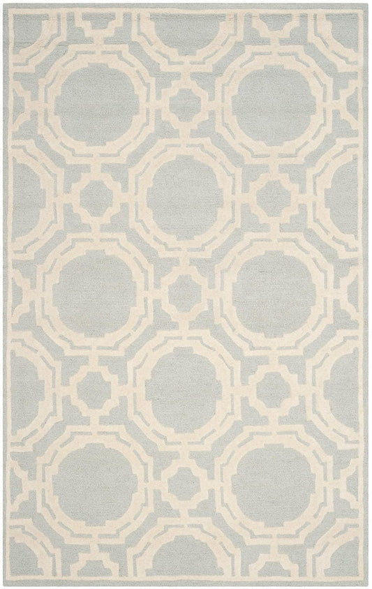 Safavieh Cambridge Cam721G Grey / Ivory Geometric Area Rug