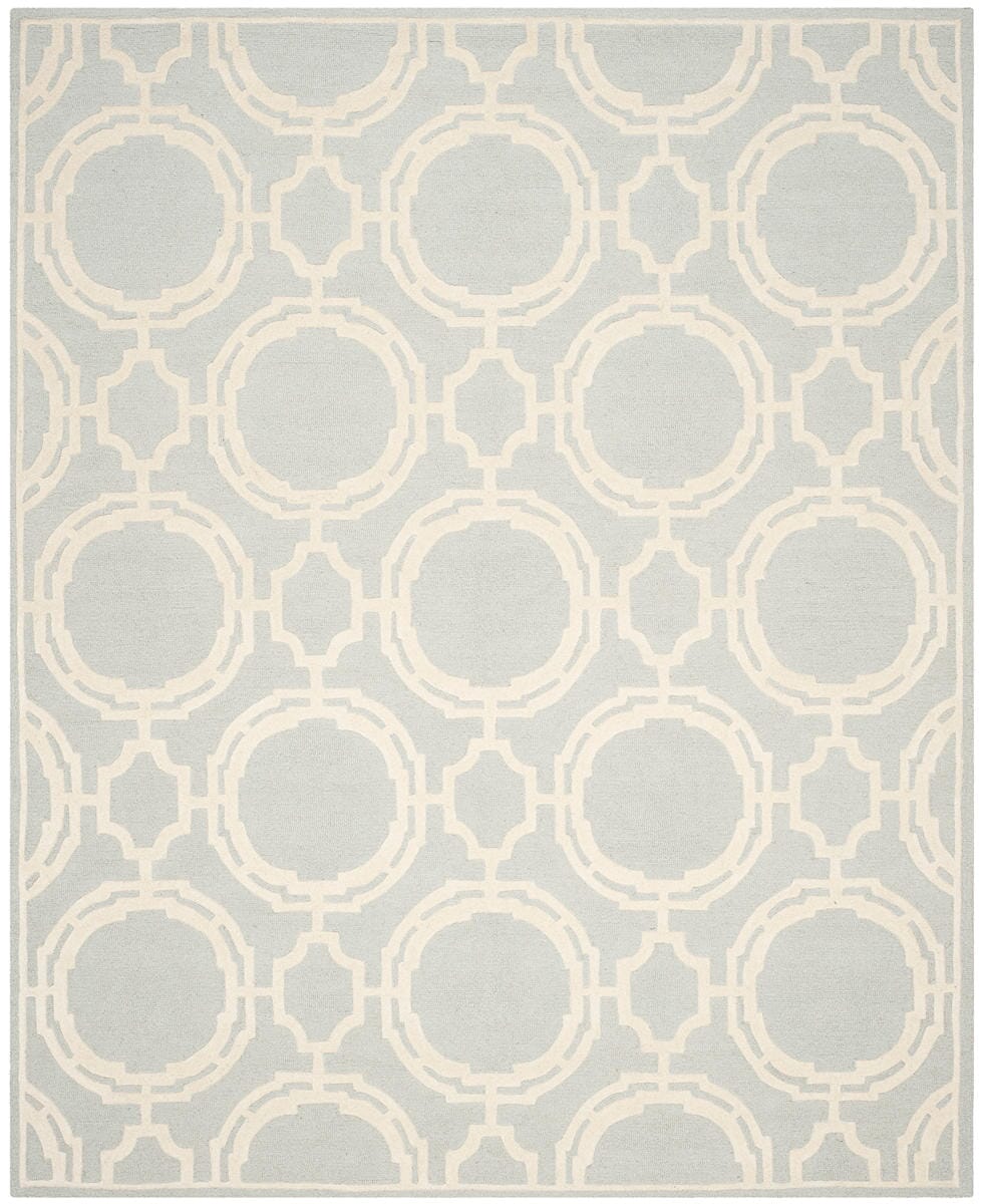 Safavieh Cambridge Cam721G Grey / Ivory Geometric Area Rug