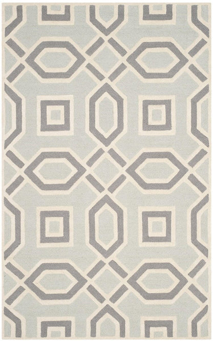 Safavieh Cambridge Cam723G Grey / Ivory Geometric Area Rug