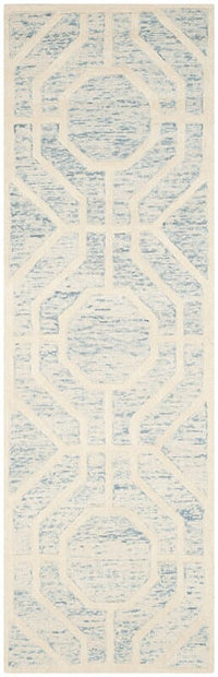 Safavieh Cambridge Cam726B Light Blue / Ivory Geometric Area Rug