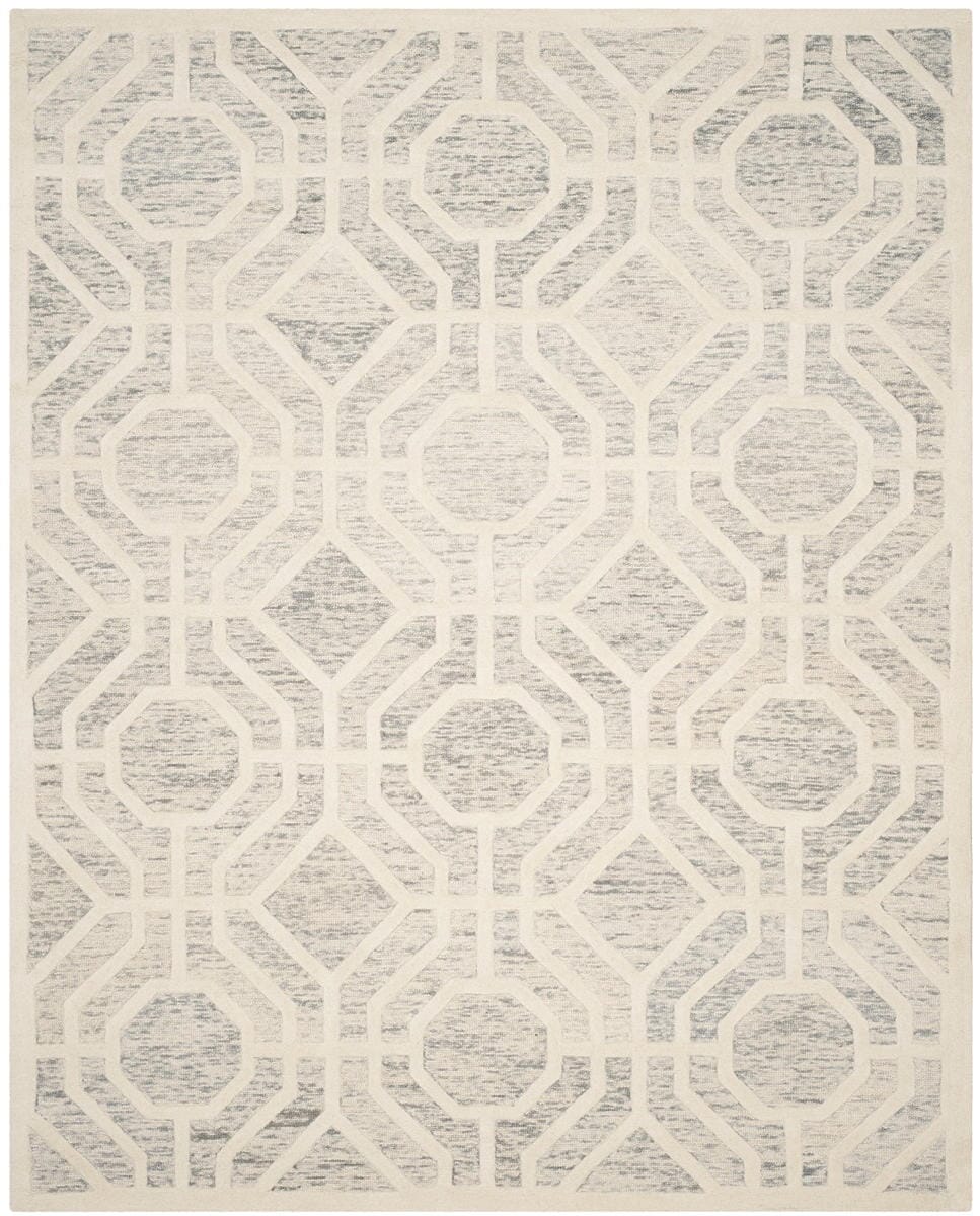 Safavieh Cambridge Cam726G Light Grey / Ivory Geometric Area Rug