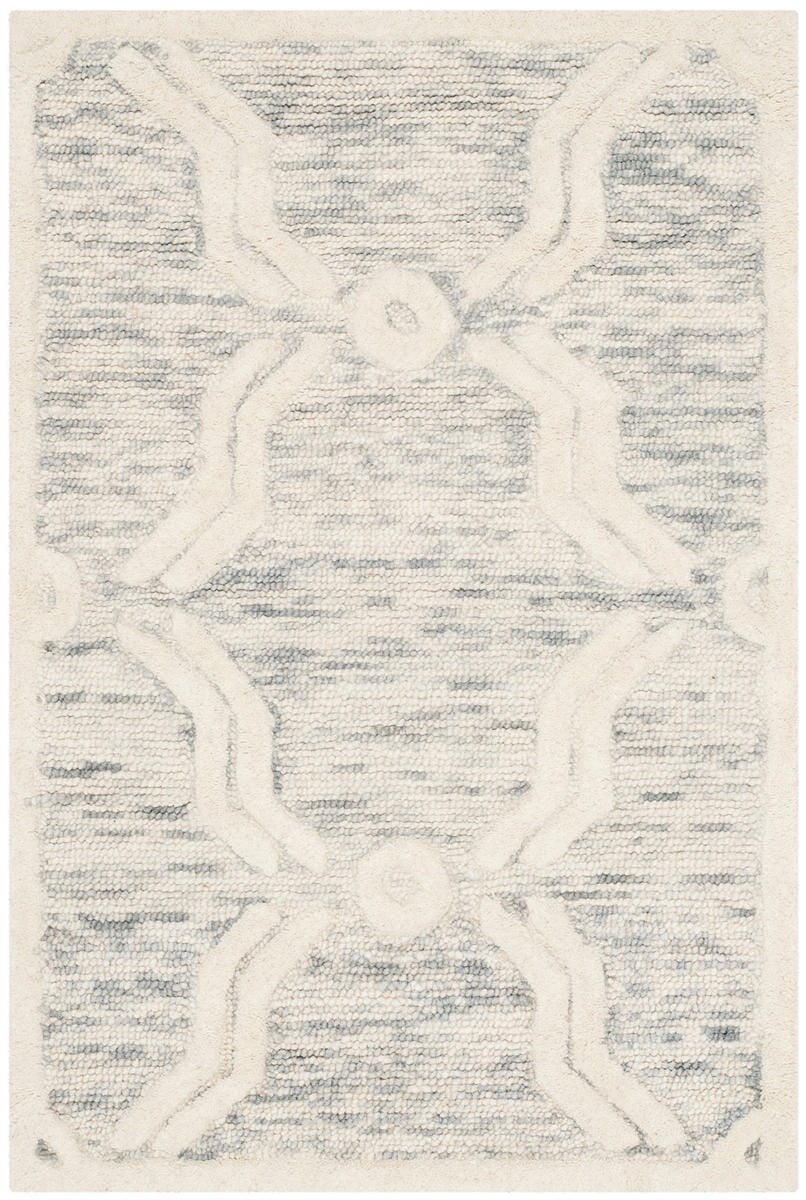 Safavieh Cambridge Cam728G Light Grey / Ivory Geometric Area Rug