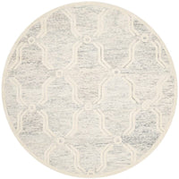 Safavieh Cambridge Cam728G Light Grey / Ivory Geometric Area Rug