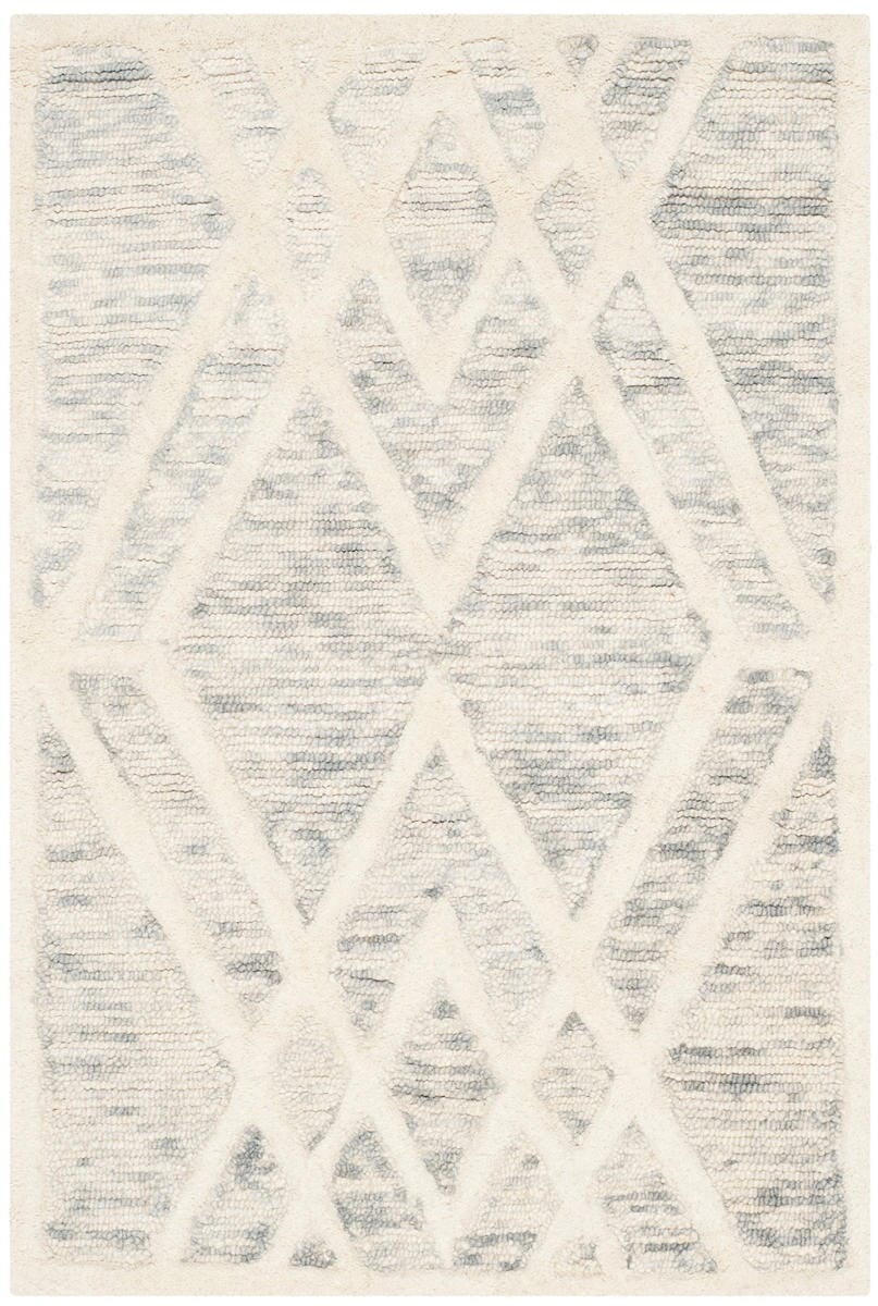 Safavieh Cambridge Cam729G Grey / Ivory Geometric Area Rug