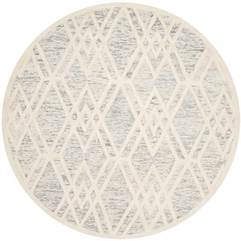 Safavieh Cambridge Cam729G Grey / Ivory Geometric Area Rug