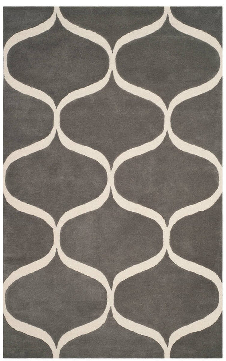 Safavieh Cambridge Cam730D Dark Grey / Ivory Rugs.