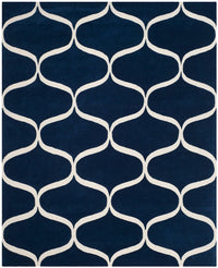 Safavieh Cambridge Cam730M Dark Blue / Ivory Geometric Area Rug