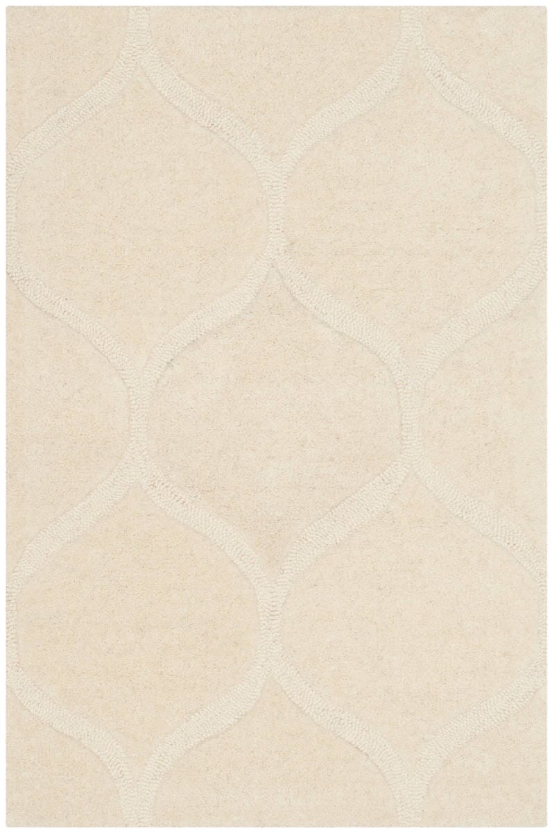 Safavieh Cambridge Cam730P Ivory / Ivory Geometric Area Rug