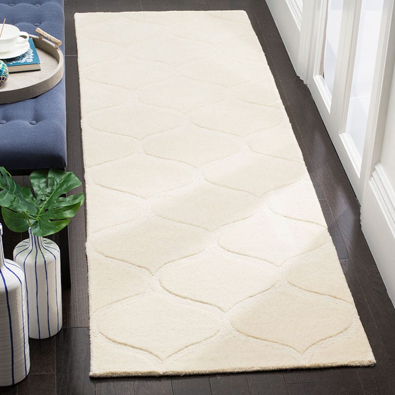 Safavieh Cambridge Cam730P Ivory / Ivory Geometric Area Rug