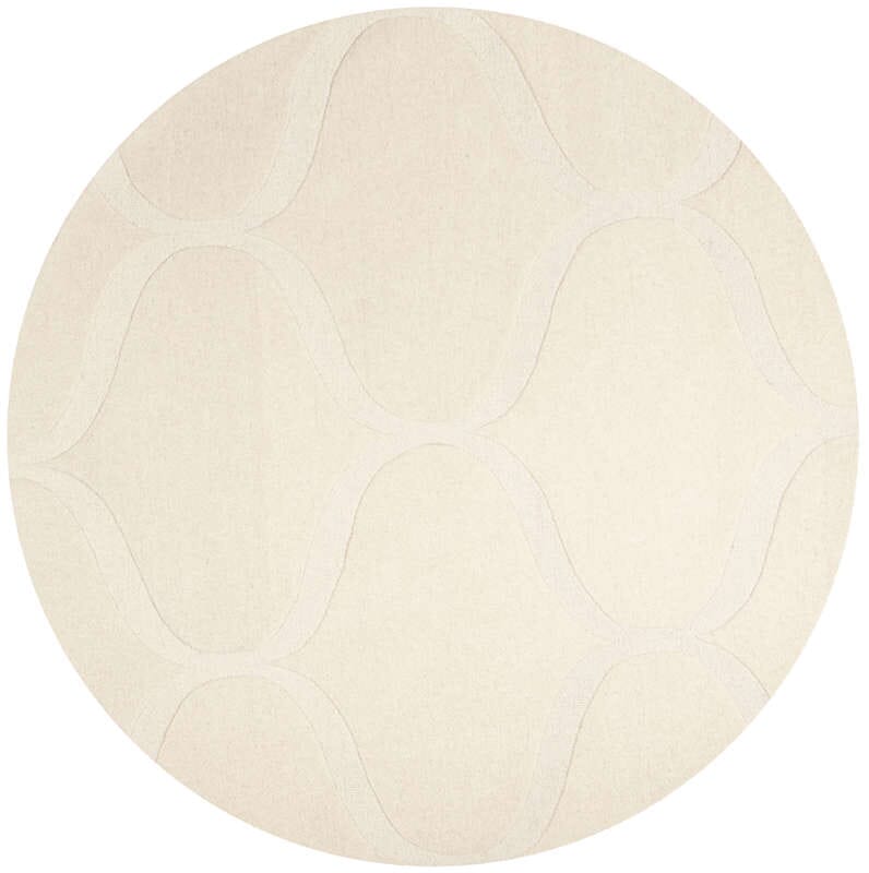 Safavieh Cambridge Cam730P Ivory / Ivory Geometric Area Rug