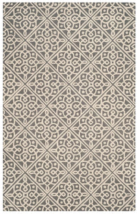 Safavieh Cambridge Cam731D Dark Grey / Ivory Geometric Area Rug