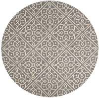 Safavieh Cambridge Cam731D Dark Grey / Ivory Geometric Area Rug