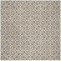 Safavieh Cambridge Cam731D Dark Grey / Ivory Geometric Area Rug